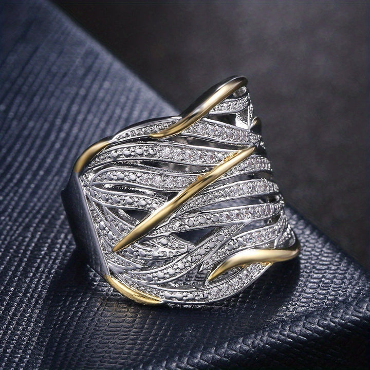 Margeret™ | Elegant Multi-Layer Twisted Ring