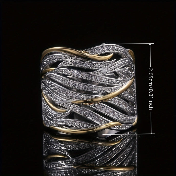 Margeret™ | Elegant Multi-Layer Twisted Ring
