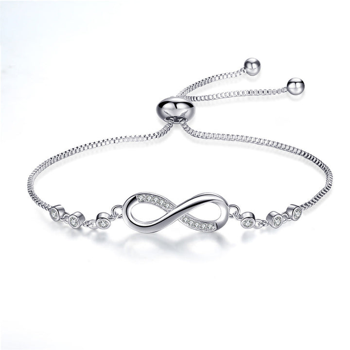 Margeret™ | Adjustable Infinity Bracelet in Silver