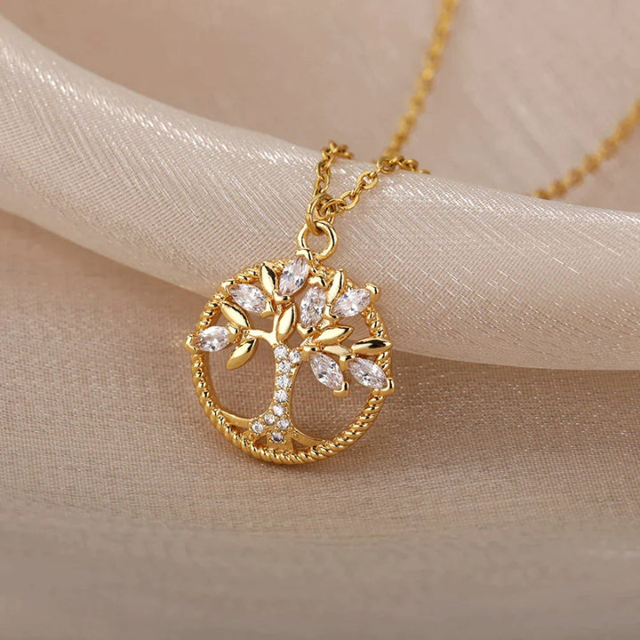 Margeret™ | Tree of Life Bright Necklace