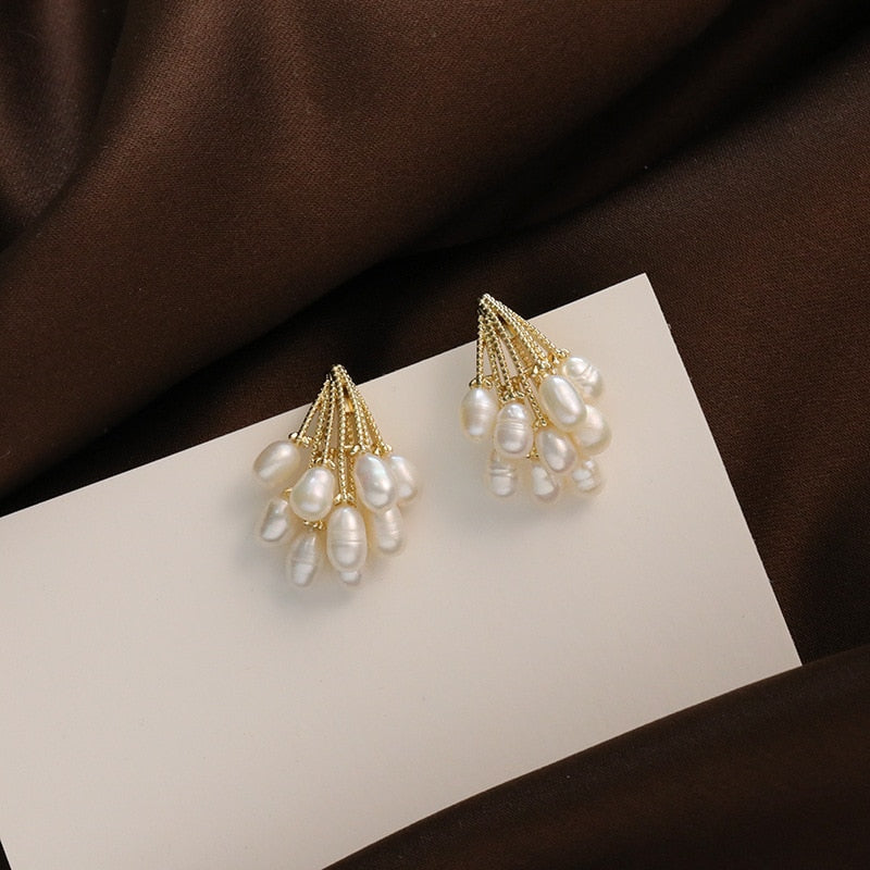 Margeret™ | Pearl Rain Earrings