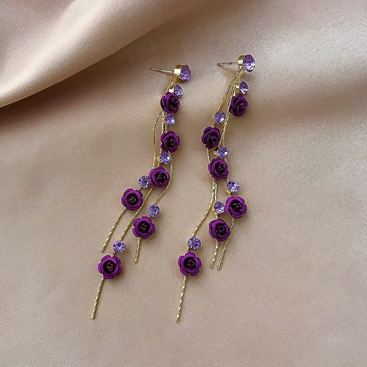 Margeret™ | Rose Cascade Earrings