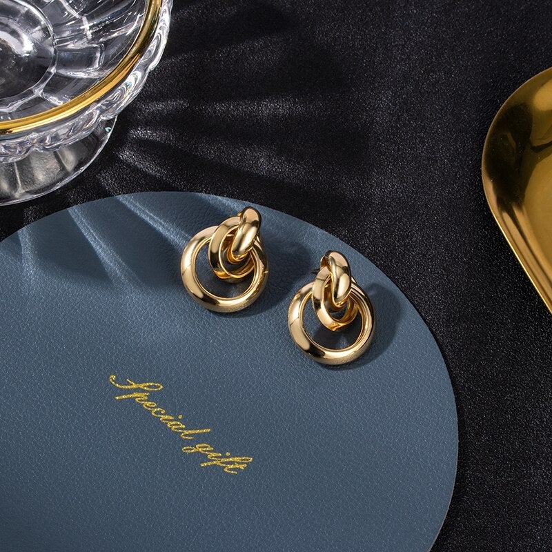 Margeret™ | Luxury Gold Earrings