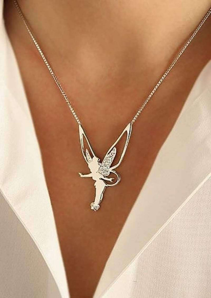 Margeret™ | Lucky Fairy Necklace in Sterling Silver and Gold