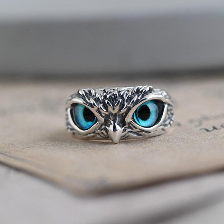 Margeret™ | Adjustable Ring in Silver and Opal