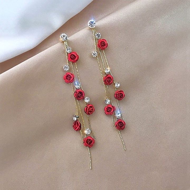 Margeret™ | Rose Cascade Earrings