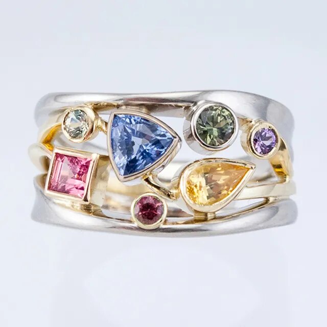 Margeret™ | Multicolor Zirconia Ring