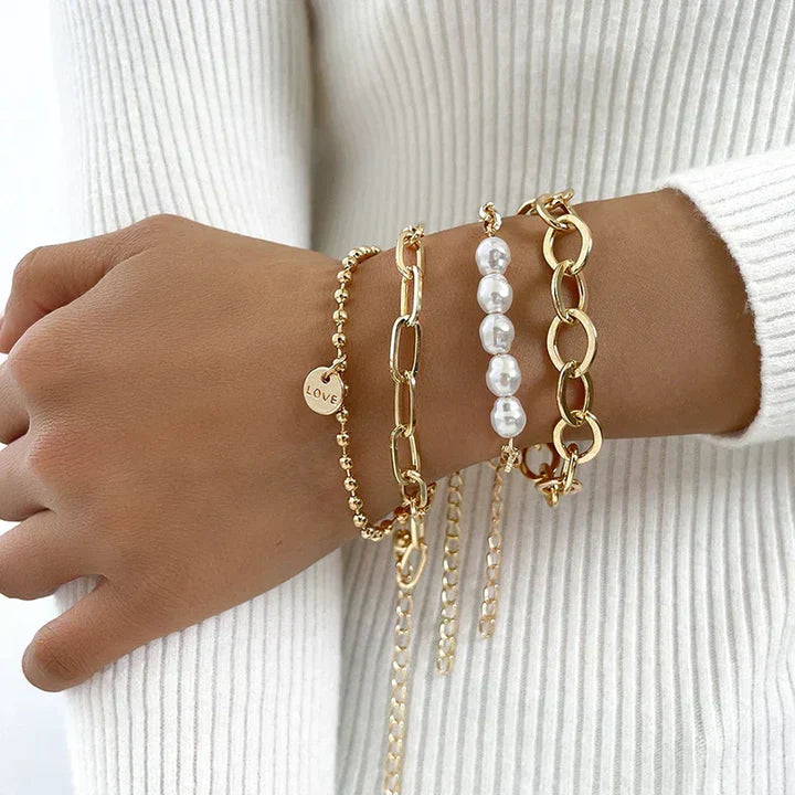 Margeret™ | Gold Pearl Bracelet Packs