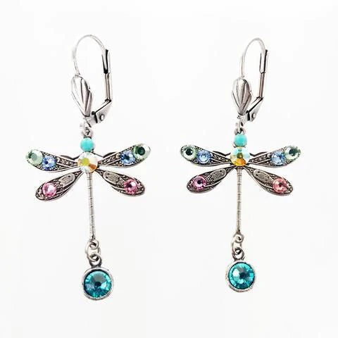 Margeret™ | Elegant Carved Dragonfly Earrings
