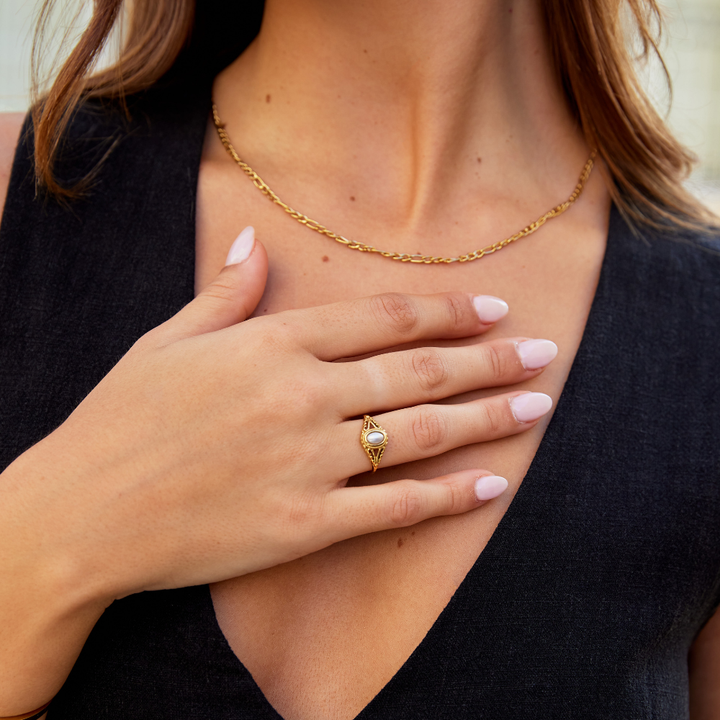 Margeret™ | Royal – Vintage Pearl Ring
