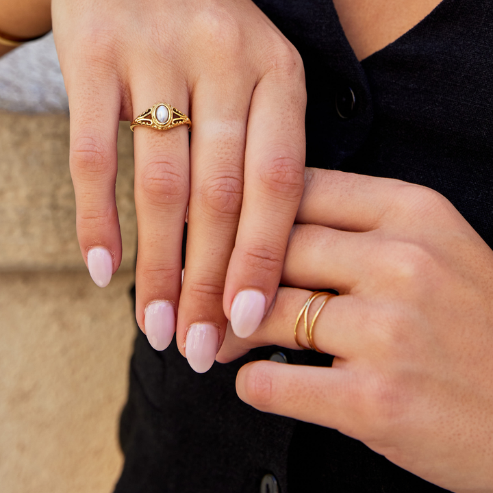 Margeret™ | Infinity Loop – Gold Ring