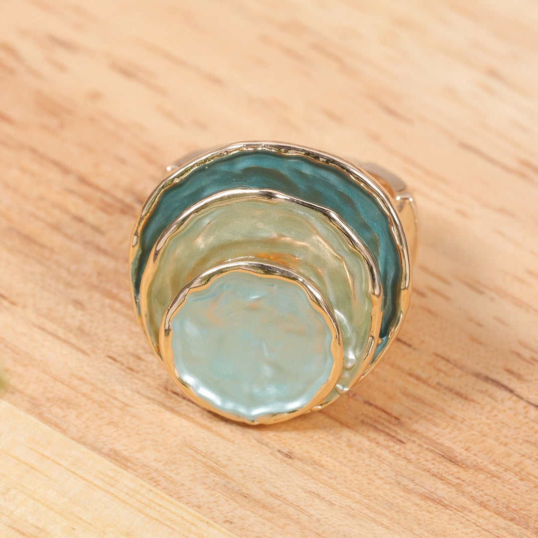 Margeret™ | Boho Triple-Layer Enamel Ring