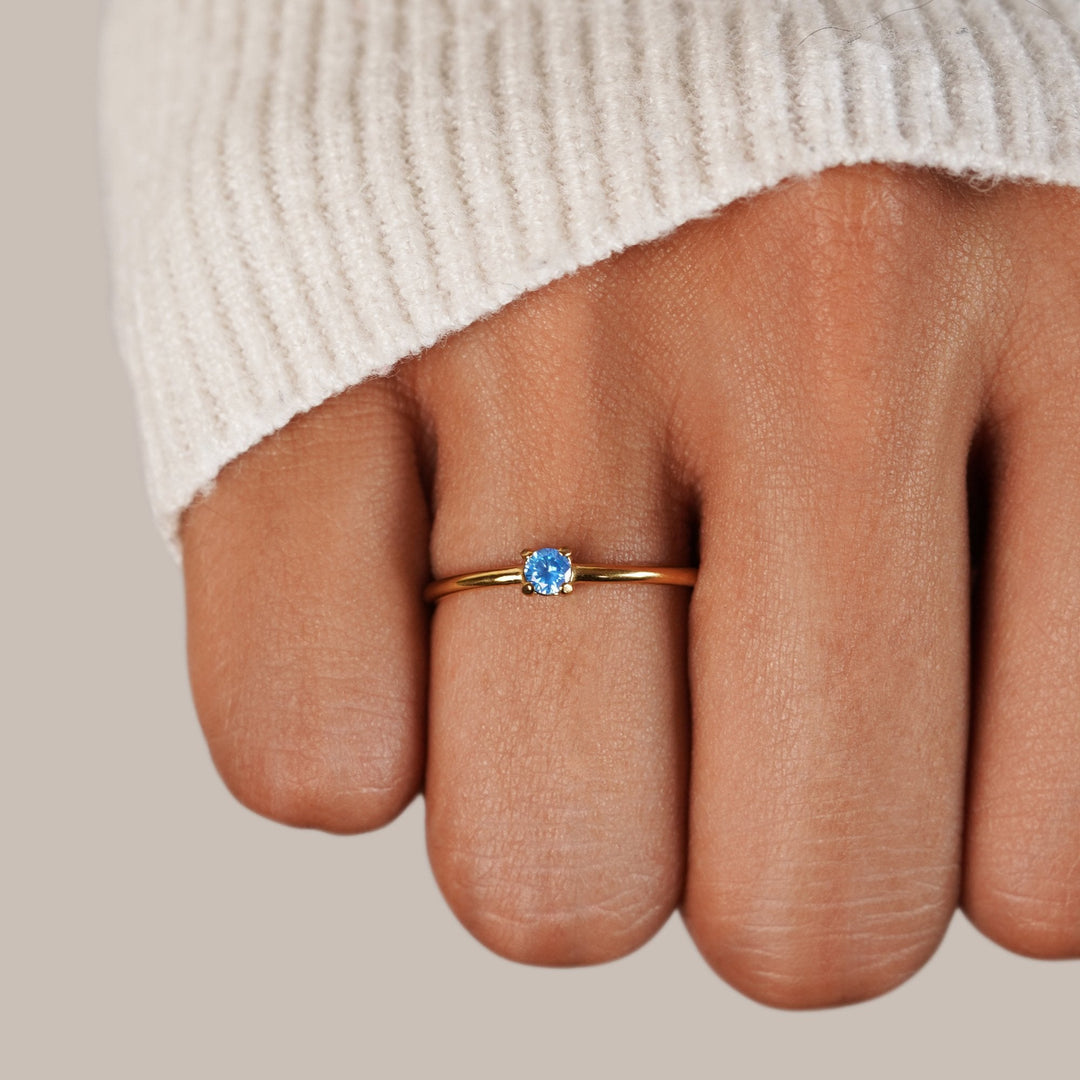 Margeret™ | Birthstone Gold Rings