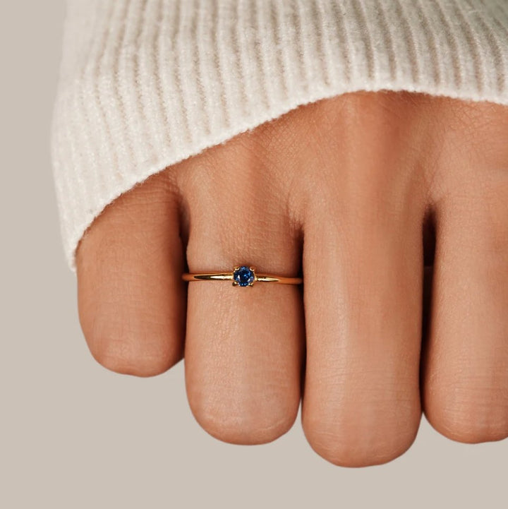 Margeret™ | Birthstone Gold Rings