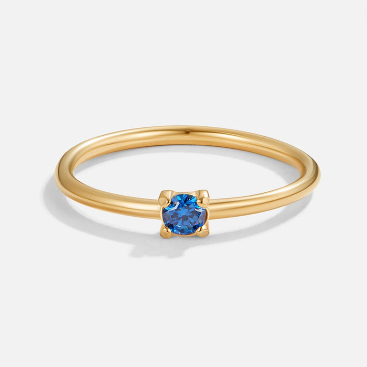 Margeret™ | Birthstone Gold Rings