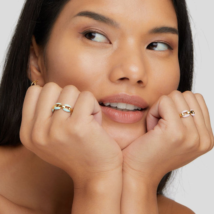 Margeret™ | Blue Reya Chain Ring