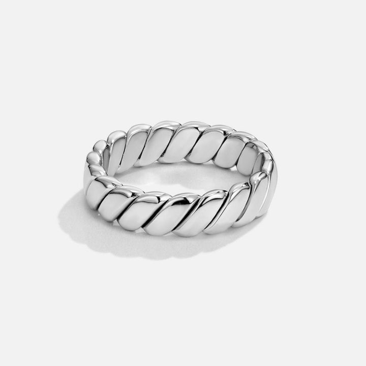 Margeret™ | Calira Twisted Infinity Silver Ring