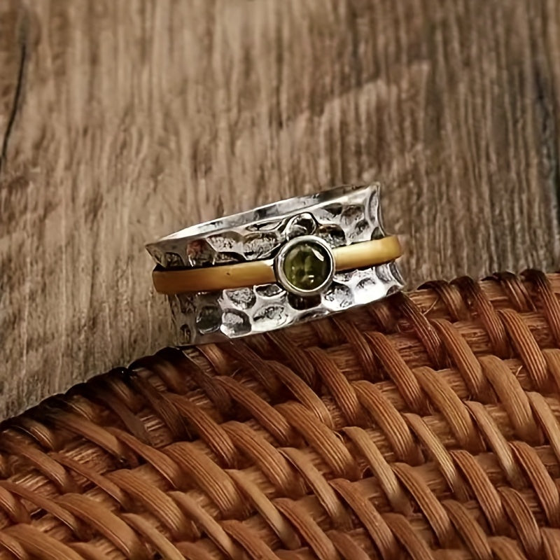 Margeret™ | Elegant Green Zirconia Ring