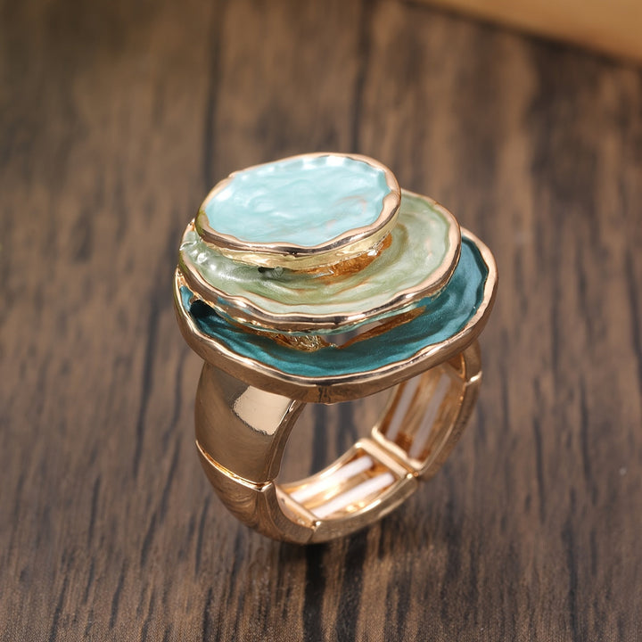 Margeret™ | Boho Triple-Layer Enamel Ring