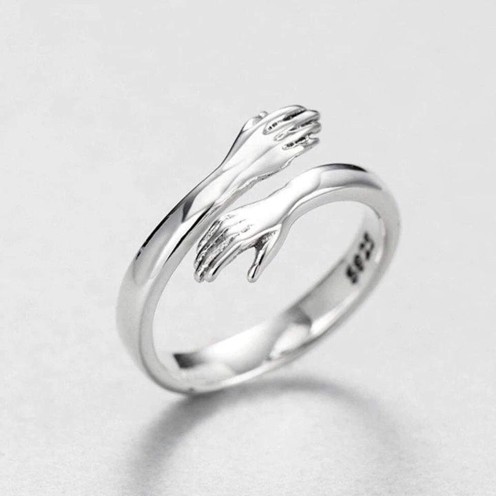 Margeret™ | Silver Adjustable Hug Ring