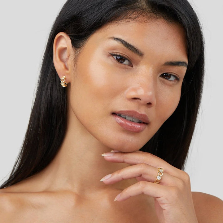 Margeret™ | Bee – Gold & Crystal Ring