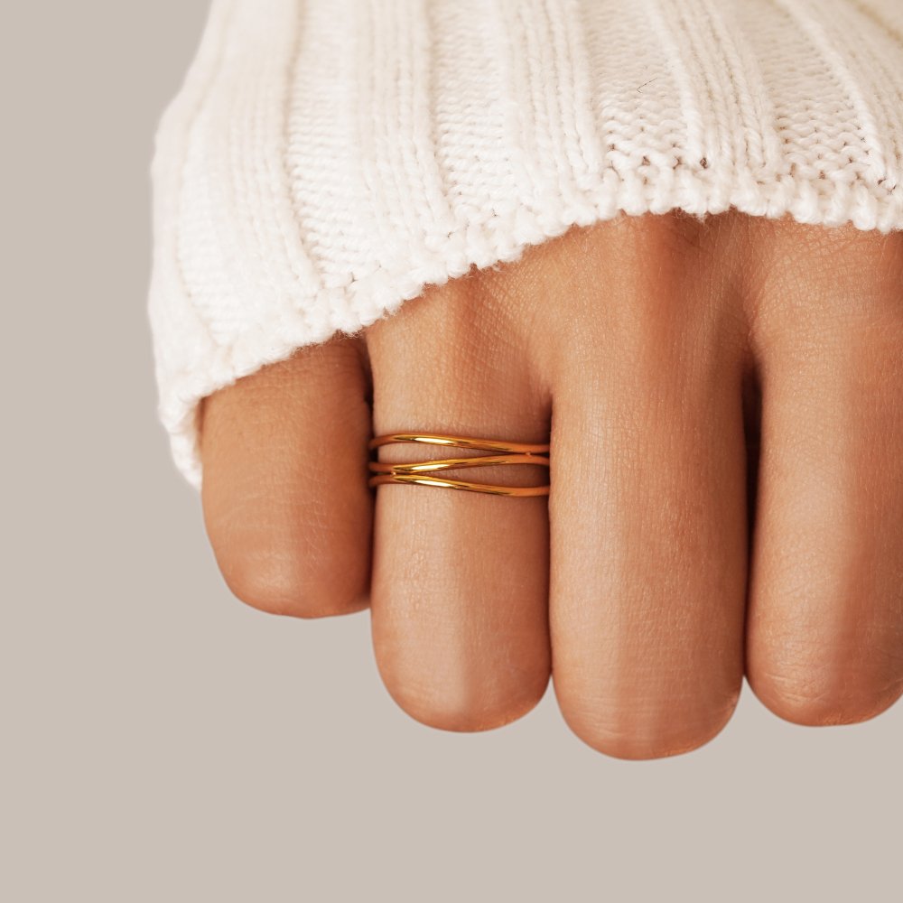 Margeret™ | Infinity Loop – Gold Ring