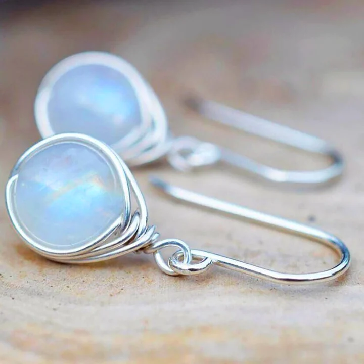 Margeret™ | Moonstone Drop Earrings