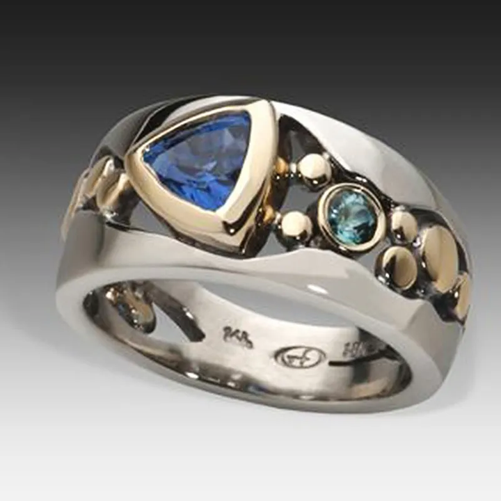 Margeret™ | Blue Crystal Ring