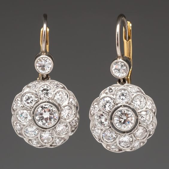 Margeret™ | Rounded Mandala Crystal Earrings