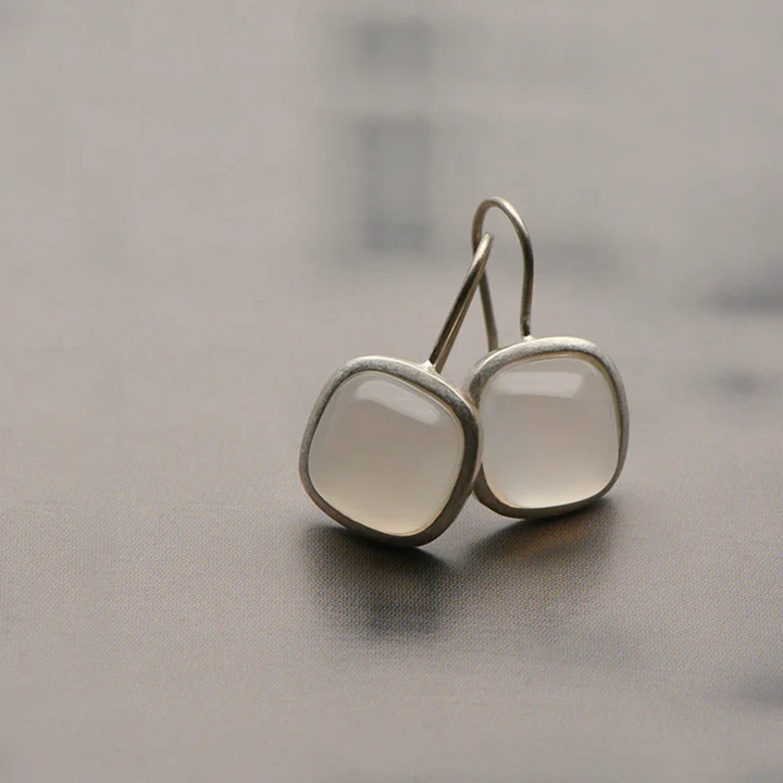 Margeret™ | Moonstone Crystal Earrings