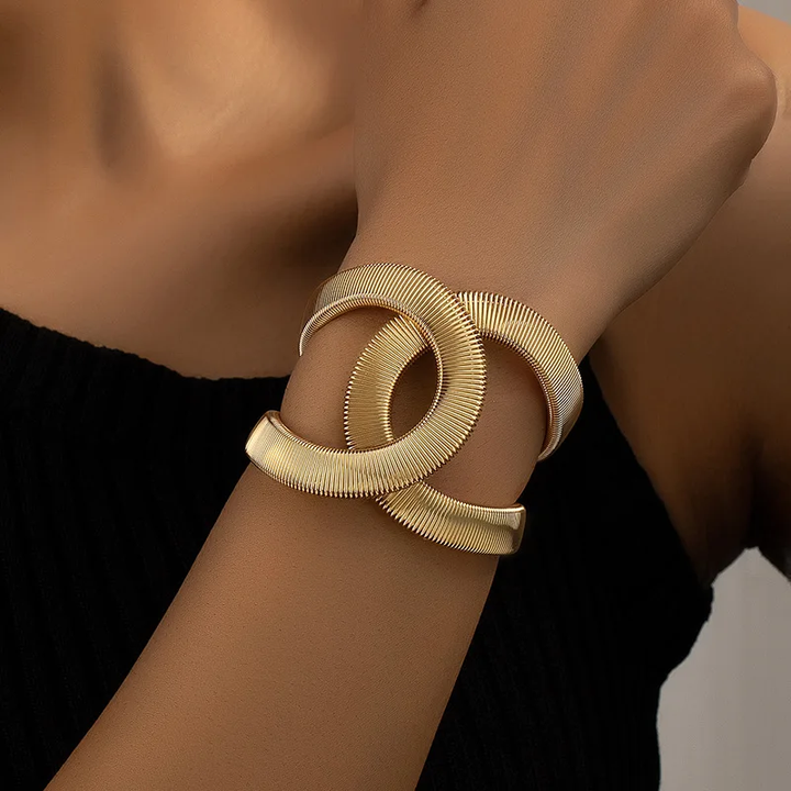 Margeret™ | Elegant Dual Golden Bracelet