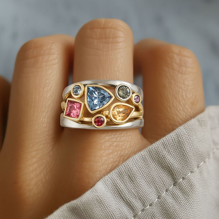 Margeret™ | Multicolor Zirconia Ring