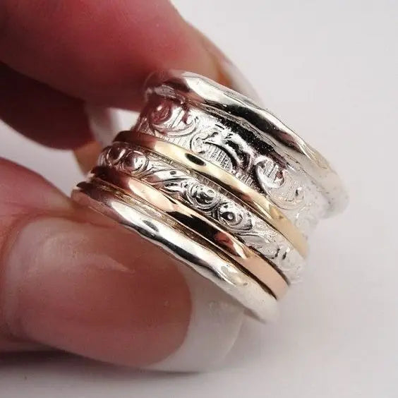 Margeret™ | Gold and Silver Ring