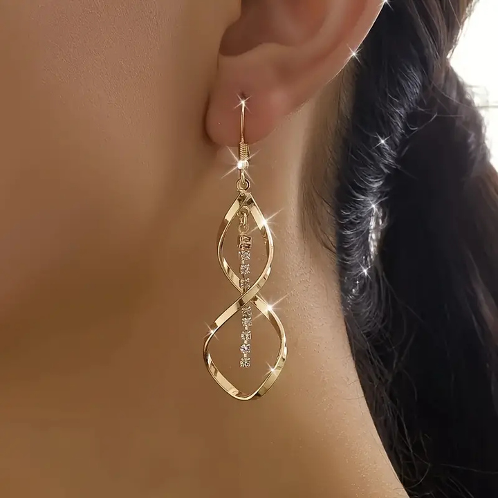Margeret™ | Spiral Gold Earrings