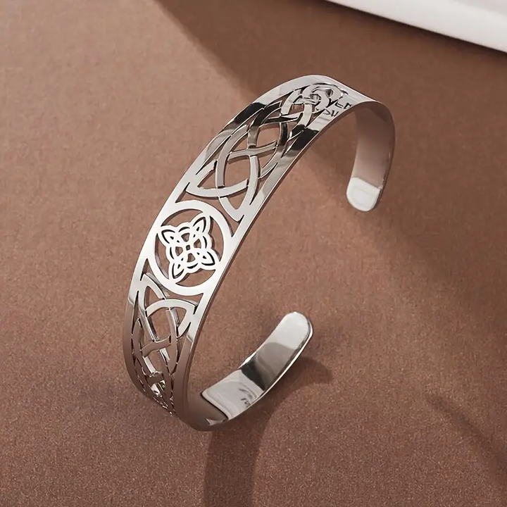 Margeret™ | Silver Hollow Bracelet