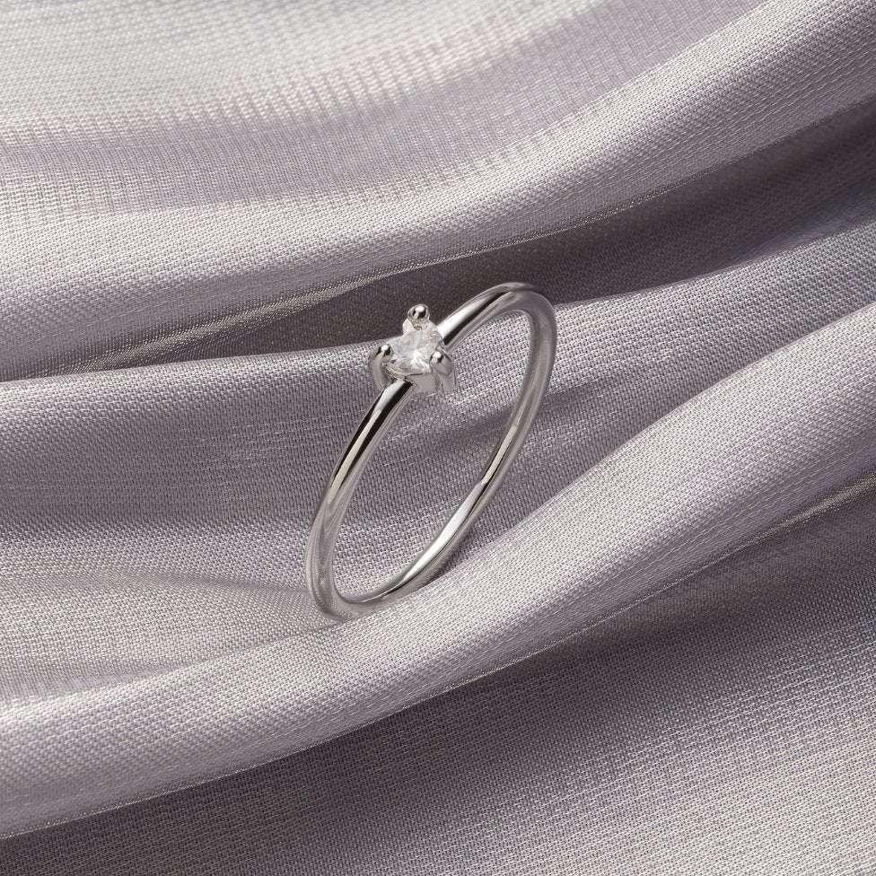 Margeret™ | ‘Little Love’ Crystal Heart Ring