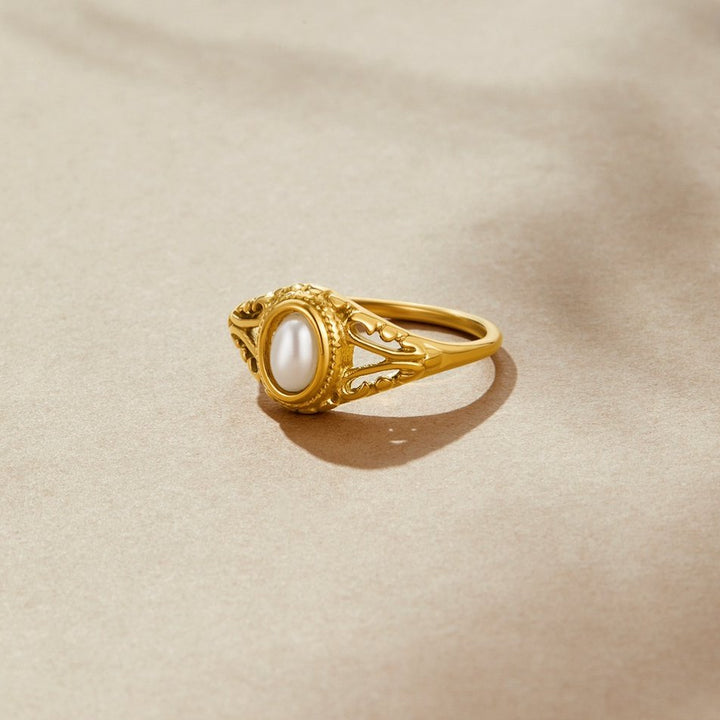 Margeret™ | Royal – Vintage Pearl Ring